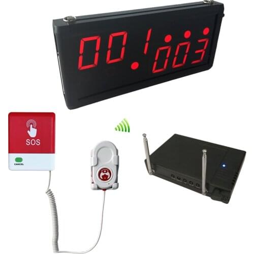 Hospital Patient Strap Calling Wireless Nurse Bell System 1 Monitor 1 Signal Repeater 15 Buzzer