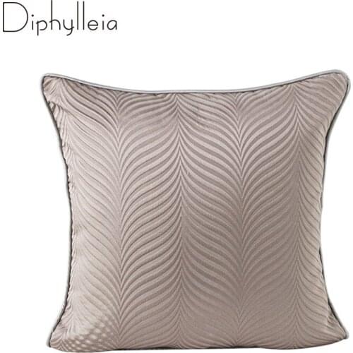 Diphylleia Dirty Pink Cushion Cover Modern Upholstery Throw Pillow Covers Decorative Square Soft Solid Pillowcases INS Style