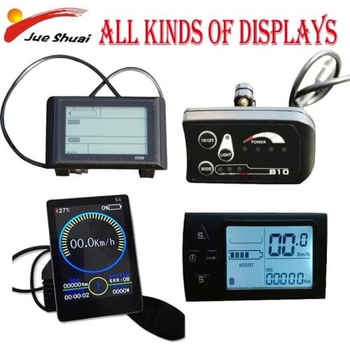 JS 36V/48V Electric Bike Bicycle LED/LCD Display Controller Waterproof Connector Control Cycling Accessories Bicicleta Eletrica
