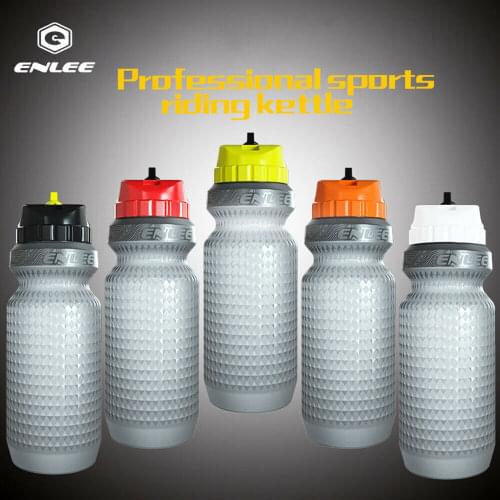 ENLEE Water Bottle BPA-free Plastic PP5 Drinking Bottle with Steaw Outdoor Sports 22oz Leakproof Cup Hiking