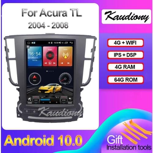 Kaudiony 9.7" Android 10.0 For Acura TL Car DVD Multimedia Player Auto Auto Radio GPS Navigation Stereo 4G DSP 2004 - 2008