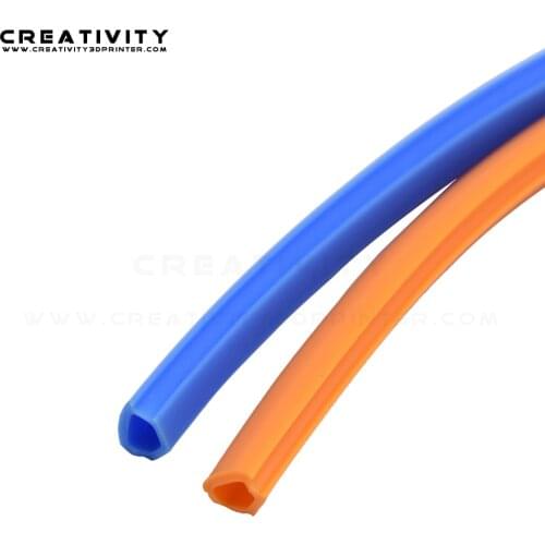 Creativity 2M 6mm flat seal 2020 aluminum profile Slot Cover / Panel Holder black/orange/blue For CNC CR-10 machine DIY parts