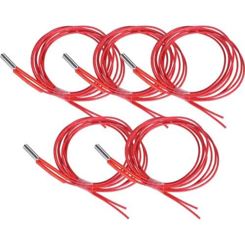 3D Printer Part Heating Tube 12V 40W Heating Pipes Ceramic Cartridge Heater 6*20mm 1.2m For Makerbot Mendel Reprap Extruder