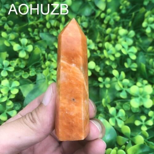 Natural Crystals Quartz High Quality SunStone Points Tower Energy Reiki Healing Stones Room Home Office Decoration Gemstone