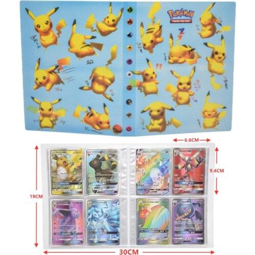 2021 Latest 240pcs Anime Pokemon Cartoon Game Battle Collection Album Pikachu Card Charizard GX TAG Vmax Childrens Toys Vol.4
