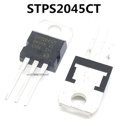 Original 10pcs/ STPS2045CT TO-220 45V 20A