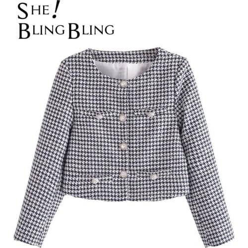SheBlingBling Women's Tweed Blazers