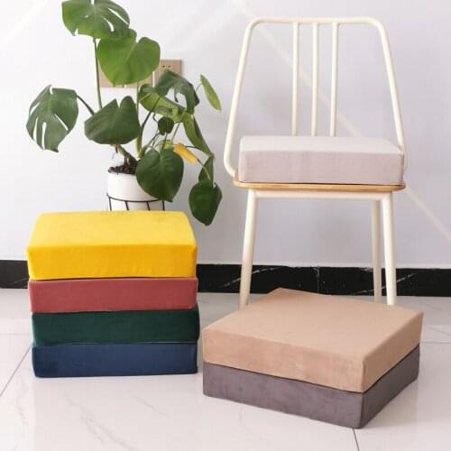 Modern Simple Solid Color Hips Cushion Living Room Bedroom Home Decorative Chair Cushions Office Chair Car Sofa Seat Hip Pillows