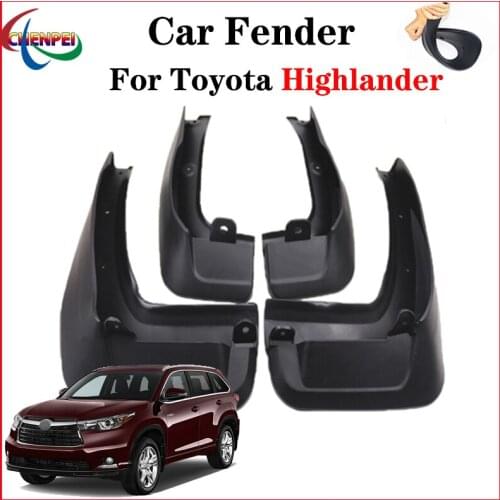 4pcs Special Fender For Toyota Highlander 2007-2019 Auto Mudguard Tire Supplies Car Decoration Accessories