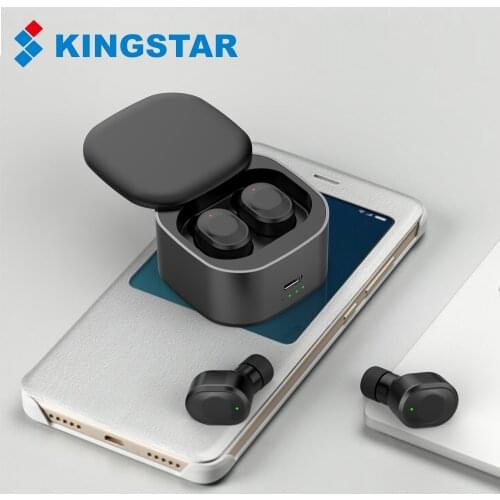 KINGSTAR TWS Wireless Earphones Bluetooth Earbuds Stereo Waterproof Headsets Music Headphones With Mic For Xiaomi Huawei iphone