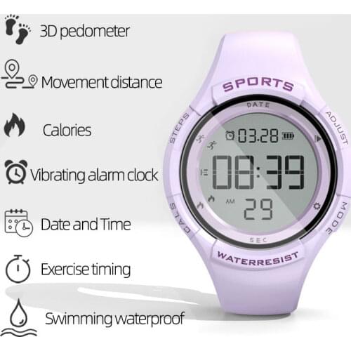 Silicone Strap Student Smart Watch Women Men Sport Watches Electronic Ladies Watch Electronics Clock Female Smartwatch 2021 Gift