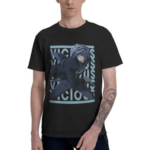 Japanese Manga Cowboy Bebop T-shirt Men Novelty T Shirt Short Sleeve Vintage Manga Anime Vicious Tshirts Cotton Tee Top Clothing