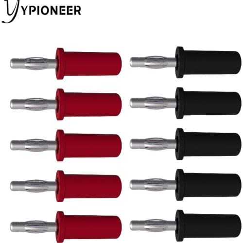YPioneer P3001P 10PCS 4mm Test Banana Plug for Speaker Test Probes Connectors 5 color