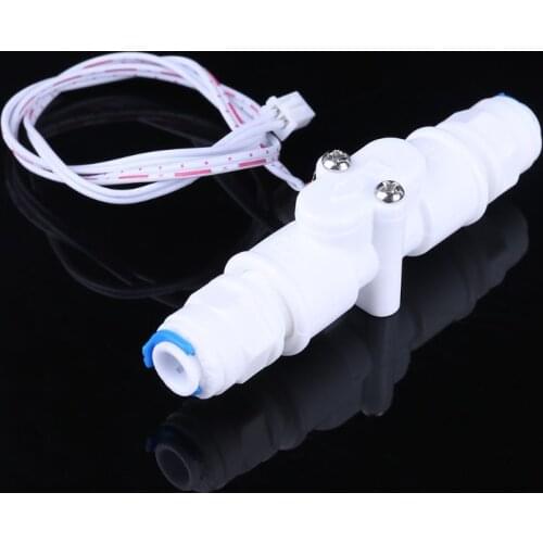 1/4 NPT Water Flow Switch PE Tube Dispenser Purifier Liquid Flow Sensor Switch