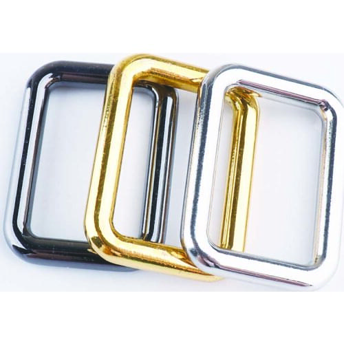 10PCS DIY Metal Belt buckle 25mm Hand Bag Shoe Jeans Strap Belt Web Adjust Roller Pin Buckle Snap Rectangle Ring Leather Craft