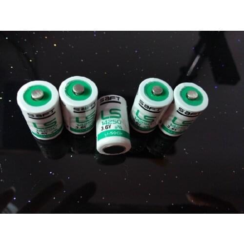 12PCS SAFT LS14250 14250C 3.6V 1/2AA lithium batteries for PLC industrial automation equipment CNC machine