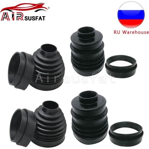 4pcs Front + Rear For Land Rover Discovery 3 4 LR3 LR4 Range Rover Sport Air Shock Absorber Dust Cover Boots RBG500010 LR016403