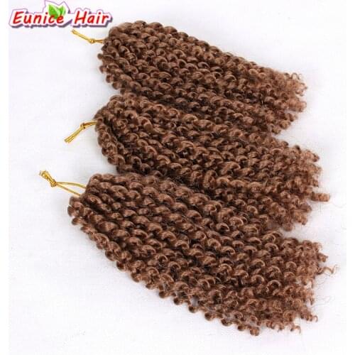 8inch Mali Bob Crochet Curly Braids Heat Resistatnt Synthetic Hair Extensions Ombre malibob Crochet Twist Hair 3pcs/pack