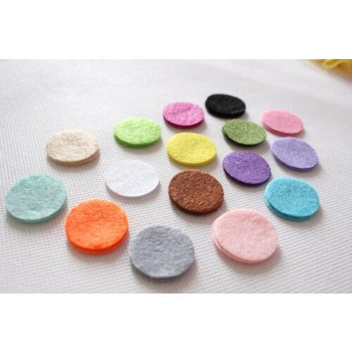 DIY 2.5CM Felt circle Round fabric pads accessory, fabric flower accessories for hair flower 1000PCS