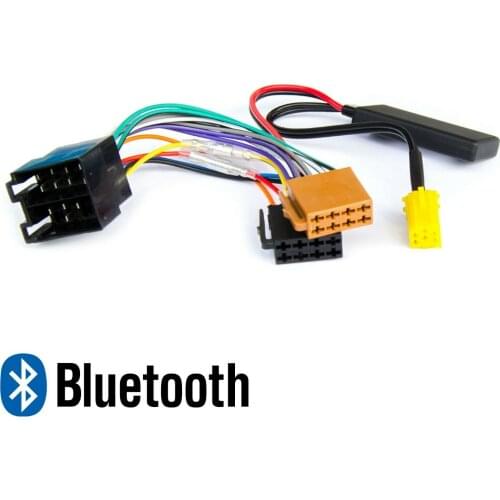 Car radio Bluetooth adapter Aux Audio music receiver Cable for Smart Fortwo 451 from 2007