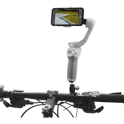 Bicycle Handlebar Mount Bracket Holder For DJI OM 4 for OSMO Mobile 3 / 2 Handheld Gimbal Camera Motorcycle Stand Holder