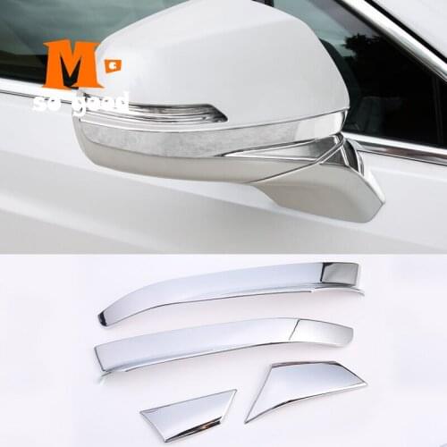 For Cadillac XT5 2016 2017 2018 2019 2020 ABS Chrome Bright Side Rearview Moirror Trim Cover Door Mirror Strip Auto Accessories