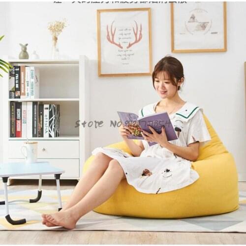 Lazy sofa bean bag tatami bedroom small apartment single nest balcony reclining small sofa leisure lazy chair