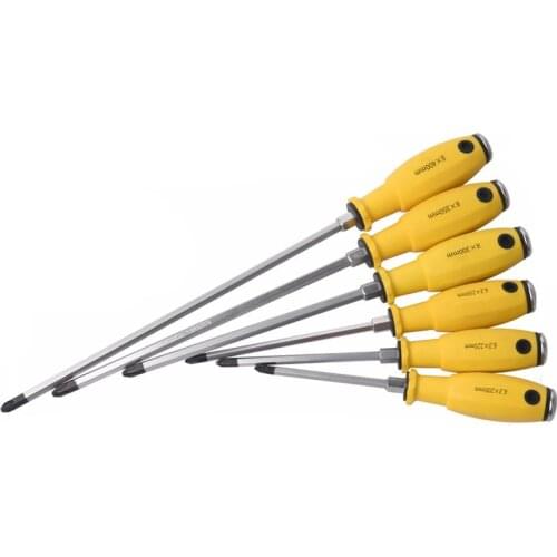 200-400mm Knockable Screwdriver Phillips and Slotted Percussive Screw Driver CR-V Magnetic Bolt Driver Screw-driving Tools 1pcs