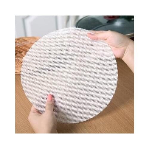 25cm New Arrival Round Silicone Eco-friendly Steamer Pad Steamed Stuffed Bun Bread Pad Household Steamer Steamed Dumplings Mat
