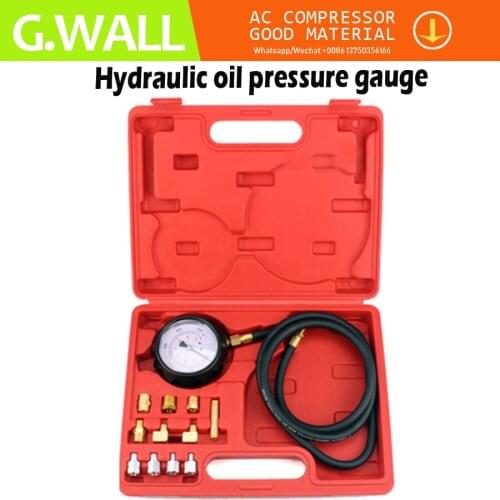 Multifunctional Cylinder Pressure Gauge Inspection Maintenance Tool Barometer Dual Purpose Fuel Diesel Gauge
