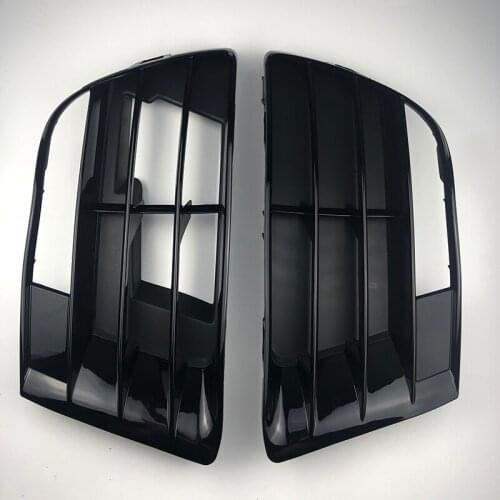 Car fog light grille accessories For Scirocco R front bumper side grille lower grill fit for V W scirocco R bumper 2009-2014