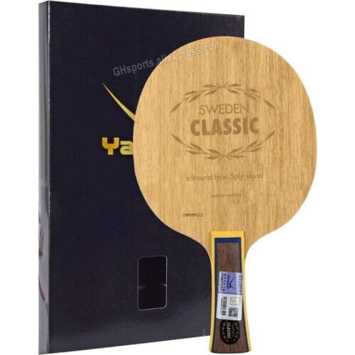 YASAKA SWEDEN CLASSIC (5 Ply Wood, ALL) Table Tennis Blade Racket Original YASAKA YSCC Ping Pong Bat Paddle