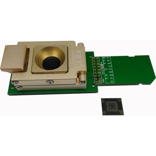 Pogo Pin eMMC socket to SD adapter,size 11.5x13mm,for BGA 153 and BGA 169,eMMC programmer,Apply to eMMC of Hynix,Sandisk,Micron