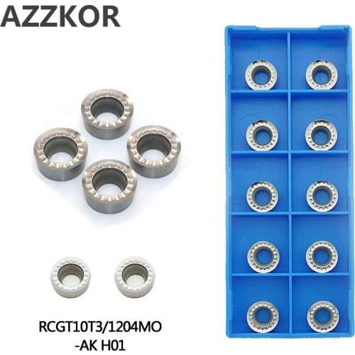 RCGT10T3/RCGT1204 Milling Cutter Tool Carbide insert CNC Machining Center Dropshipping Aluminum Copper Inserts Wholesale Blades