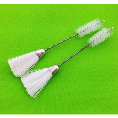 For Household Multi-function Double Head/Single Head White Cleaning Brush 1Pcs Sewing Machine Supplies Metal/Fiber