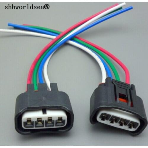Shhworldsea 1pcs 4pin for Toyota Lexus Camry Corolla Rav4 Highlander connector Ignition Coil Plug connector 7283-7449-30
