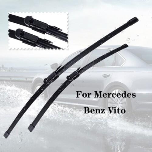 Wiper blades For Mercedes Benz Vito from 2006 2007 2008 2009 2010 2011 2012 2013 2014 2015 2016 2017 Clean car windshield