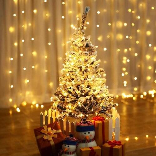 LED String Lights 100M 50M 20M 10M Waterproof Garland Fairy Lamp For Wedding Party Christmas Tree Twinkle Decoration Yard Garden