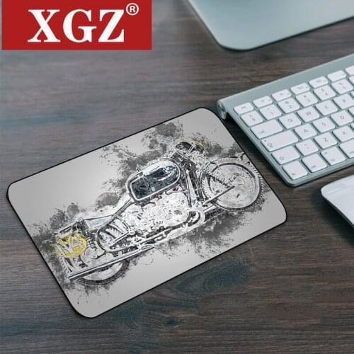 XGZ Motorcycle Mouse Pad Soft Rubber Non-slip Rectangular Notebook Computer 22x18cm Gamer Table maus s