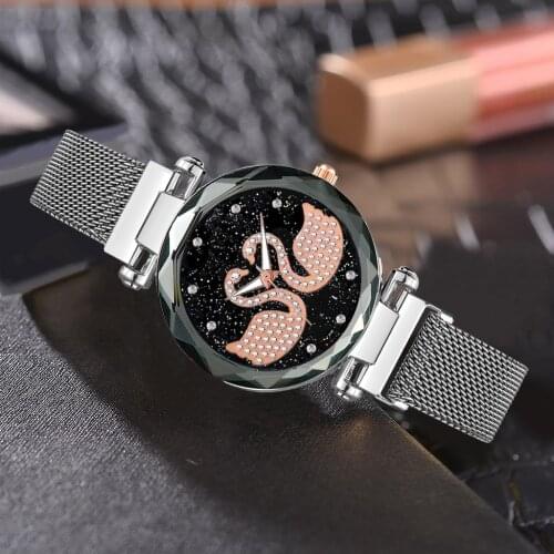 Women Watches Rose Gold Bracelet Luxury Quartz Diamond Ladies Wrist Watch for Female Watch Stainless Steel Relogio Feminino