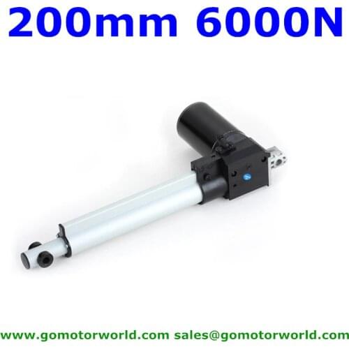6000N load 42mm/s speed 200mm stroke hospital bed electric chair bed motor 12V 24V DC linear actuator motor free shipping