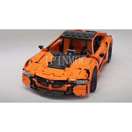 2020 NEW technology building block gear moc-43958 BMWins I8 model sports car assembly toy boy Christmas birthday present