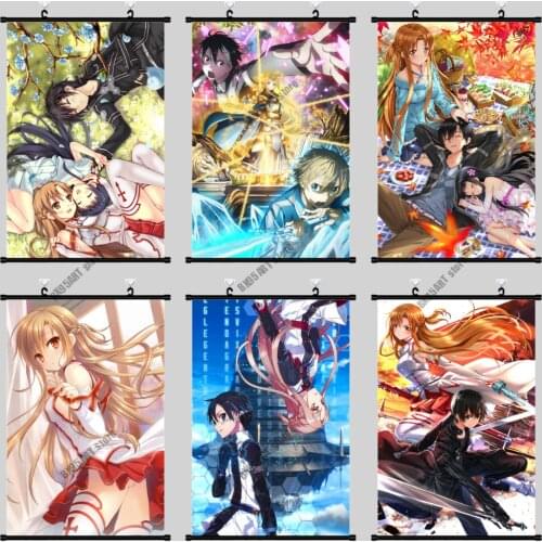 5D Diamond Painting Sword Art Online Anime Full Square Diamond Embroidery Pictures Mosaic Cross Stitch Kits Home Decoration