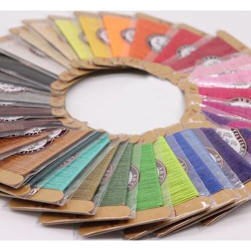 6.5m/roll Fashion Round Waxed Thread 0.55mm Width for DIY Leathercraft Tool Stitching Thread Shoes Handbag Luggage Accessories