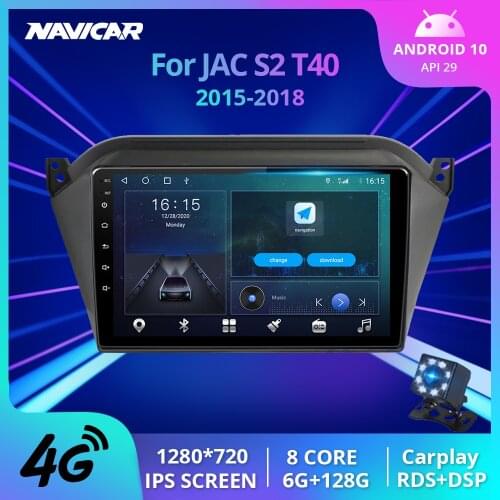 2Din Android10 Car Radio For JAC S2 T40 2015-2018 Auto Radio GPS Navigation Stereo Receiver Car Video Car Multimedia Player IGO
