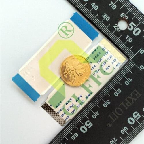 Free shipping 40pin 0.5pitch 60mm A-type Flexible Flat Cable FFC awm 20624 ROHS for TTL Gold-plated