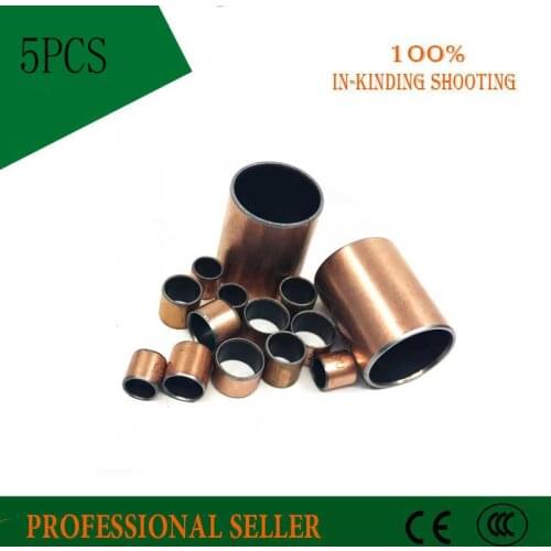 Free shipping 5Pcs SF1 2410 2412 2415 2420 2425 2430 2435 Self Lubricating Composite Bearing Bushing Sleeve 27mm