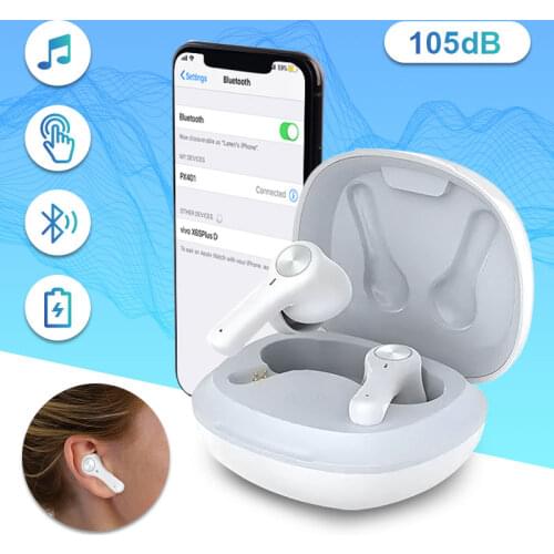 Hearing Aids Noise Cancelling Wide-Frequency Mini Digital Sound Amplifier Micro Wireless For Elderly Invisible Hearing Device