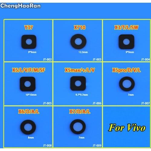 ChengHaoRan For vivo Y37 Y710 X5L X5MAX X9PLUS X6 X7 X5PRO Camera Glass Lens Cover with Adhesive Sticker Replacement Repair
