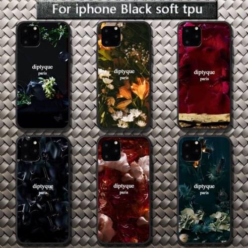 DIPTYQUE Phone Case for iPhone 8 7 6 6S Plus X 5S SE 2020 XR 11 12 Pro mini pro XS MAX